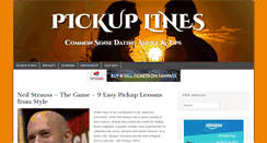 Desktop Screenshot of pickup-lines.org